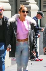 JENNIFER LOPEZ Heading to a Gym in New York 04/16/2019