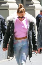 JENNIFER LOPEZ Heading to a Gym in New York 04/16/2019