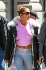 JENNIFER LOPEZ Heading to a Gym in New York 04/16/2019