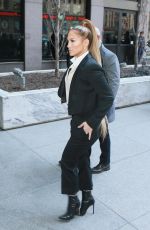 JENNIFER LOPEZ Heading to Sirius Radio in New York 04/03/2019