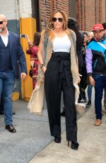 JENNIFER LOPEZ Leaves Z100 Studios in New York 04/09/2019