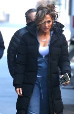 JENNIFER LOPEZ on the Set of Hustlers in New York 04/04/2019