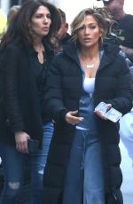 JENNIFER LOPEZ on the Set of Hustlers in New York 04/04/2019