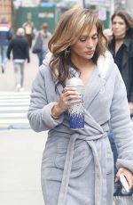 JENNIFER LOPEZ on the Set of Hustlers in New York 04/18/2019