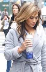 JENNIFER LOPEZ on the Set of Hustlers in New York 04/18/2019