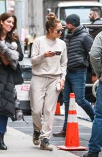 JENNIFER LOPEZ on the Set of Hustlers in New York 04/18/2019