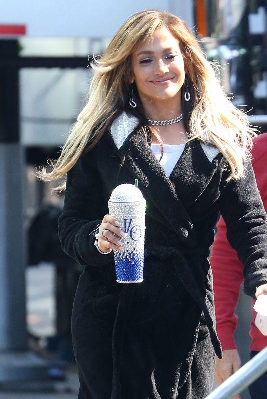 JENNIFER LOPEZ on the Set of Hustlers in New York 04/24/2019