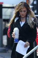 JENNIFER LOPEZ on the Set of Hustlers in New York 04/24/2019