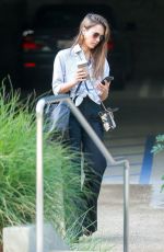 JESSICA ALBA Out and About in Santa Monica 04/23/2019