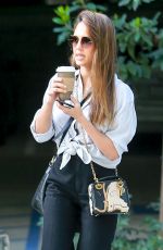 JESSICA ALBA Out and About in Santa Monica 04/23/2019