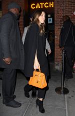 JESSICA BIEL and Justin Timberlake at Catch LA in New York 04/10/2019
