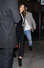 JESSICA BIEL and Justin Timberlake at Catch LA in New York 04/10/2019