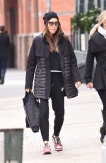 JESSICA BIEL Out and About in New York 04/12/2019