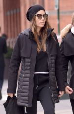JESSICA BIEL Out and About in New York 04/12/2019