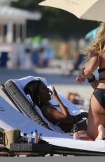 JESSICA LENDON in Swimsuit on the Beach in Miami 03/30/2019