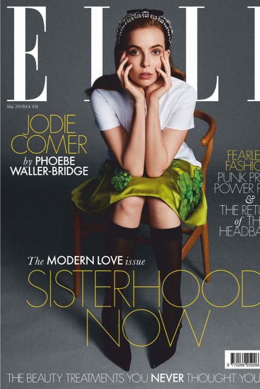 JODIE COMER in Elle Magazine, UK April 2019