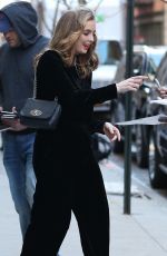 JODIE COMER Leaves Crosby Street Hotel in New York 04/10/2019