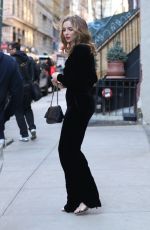 JODIE COMER Leaves Crosby Street Hotel in New York 04/10/2019