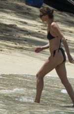 JODIE KIDD in Bikini at a Beach in Barbados 04/06/2019