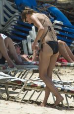 JODIE KIDD in Bikini at a Beach in Barbados 04/06/2019