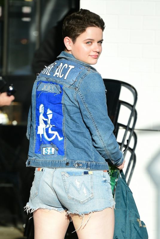 JOEY KING in Denim Cutoff at Joan