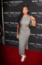 JORDYN WOODS and Justin Roberts at Way Too Much in West Hollywood 04/08/2019