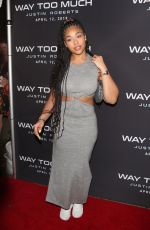 JORDYN WOODS and Justin Roberts at Way Too Much in West Hollywood 04/08/2019