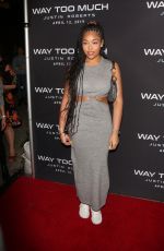 JORDYN WOODS and Justin Roberts at Way Too Much in West Hollywood 04/08/2019