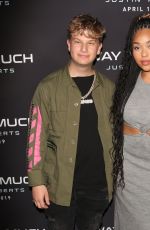 JORDYN WOODS and Justin Roberts at Way Too Much in West Hollywood 04/08/2019
