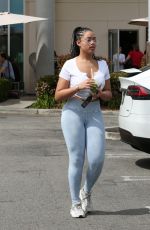 JORDYN WOODS at Erewhon Market in Calabasas 04/09/2019