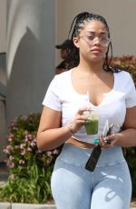 JORDYN WOODS at Erewhon Market in Calabasas 04/09/2019