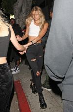 JOSIE CANSECO Leaves Warwick Night Club in Hollywood 04/12/2019