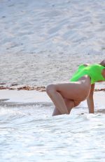 JOY CORRIGAN on the Set of a Photoshoot in Tulum 03/31/2019