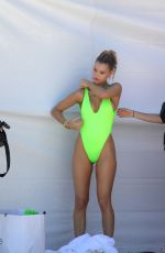 JOY CORRIGAN on the Set of a Photoshoot in Tulum 03/31/2019