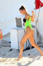 JOY CORRIGAN on the Set of a Photoshoot in Tulum 03/31/2019