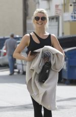 JULIANNE HOUGH at a Gym in Los Angeles 04/15/2019