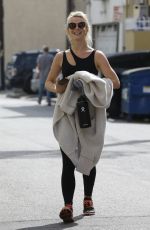 JULIANNE HOUGH at a Gym in Los Angeles 04/15/2019