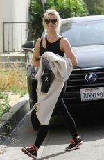 JULIANNE HOUGH at a Gym in Los Angeles 04/15/2019