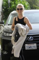 JULIANNE HOUGH at a Gym in Los Angeles 04/15/2019