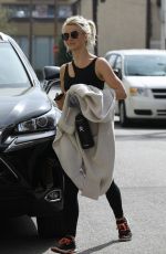 JULIANNE HOUGH at a Gym in Los Angeles 04/15/2019