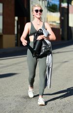 JULIANNE HOUGH Leaves a Gym in Studio City 04/10/2019