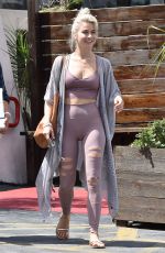 JULIANNE HOUGH Leaves Dance Studio in Los Angeles 04/19/2019