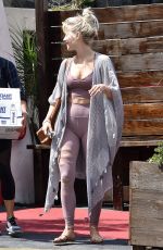 JULIANNE HOUGH Leaves Dance Studio in Los Angeles 04/19/2019