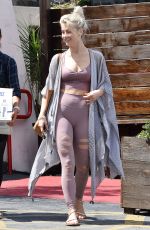 JULIANNE HOUGH Leaves Dance Studio in Los Angeles 04/19/2019