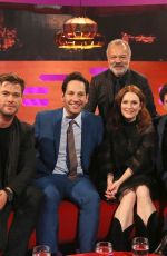 JULIANNE MOORE at Graham Norton Show in London 04/11/2019