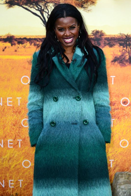 JUNE SARPONG at Our Planet Premiere in London 04/04/2019