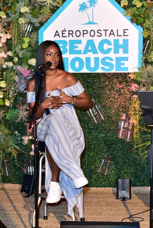 JUSTINE SKYE at Aero x Repreve Eco Friendly Collection in Malibu 04/26/2019