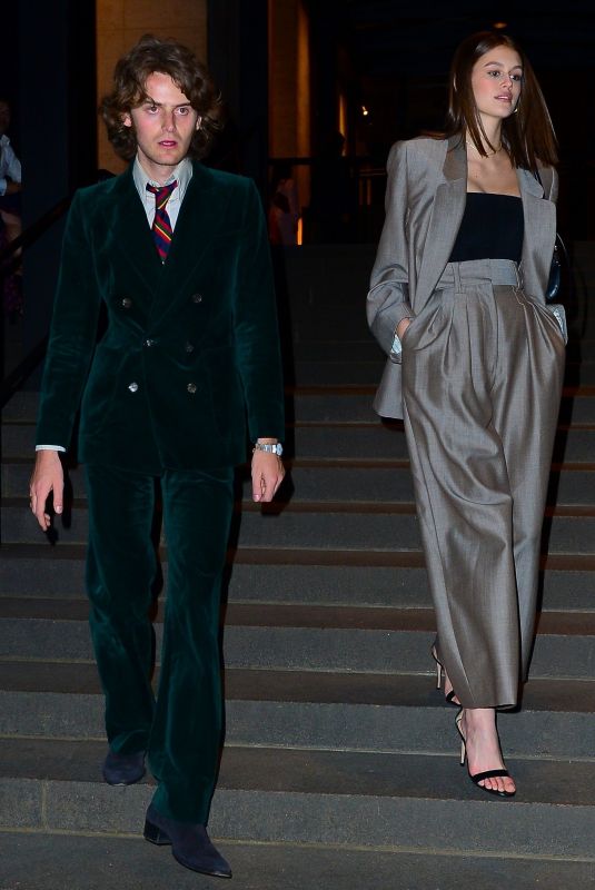 KAIA GERBER and Wellington Grant at Marc Jacobs