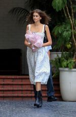 KAIA GERBER Arrives at Talita Von Furstenberg Celebrates Her First Collection for DVF in Hollywood 04/25/2019