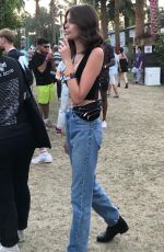 KAIA GERBER Out at Coachella Valley Music and Arts Festival in Indio 04/14/2019